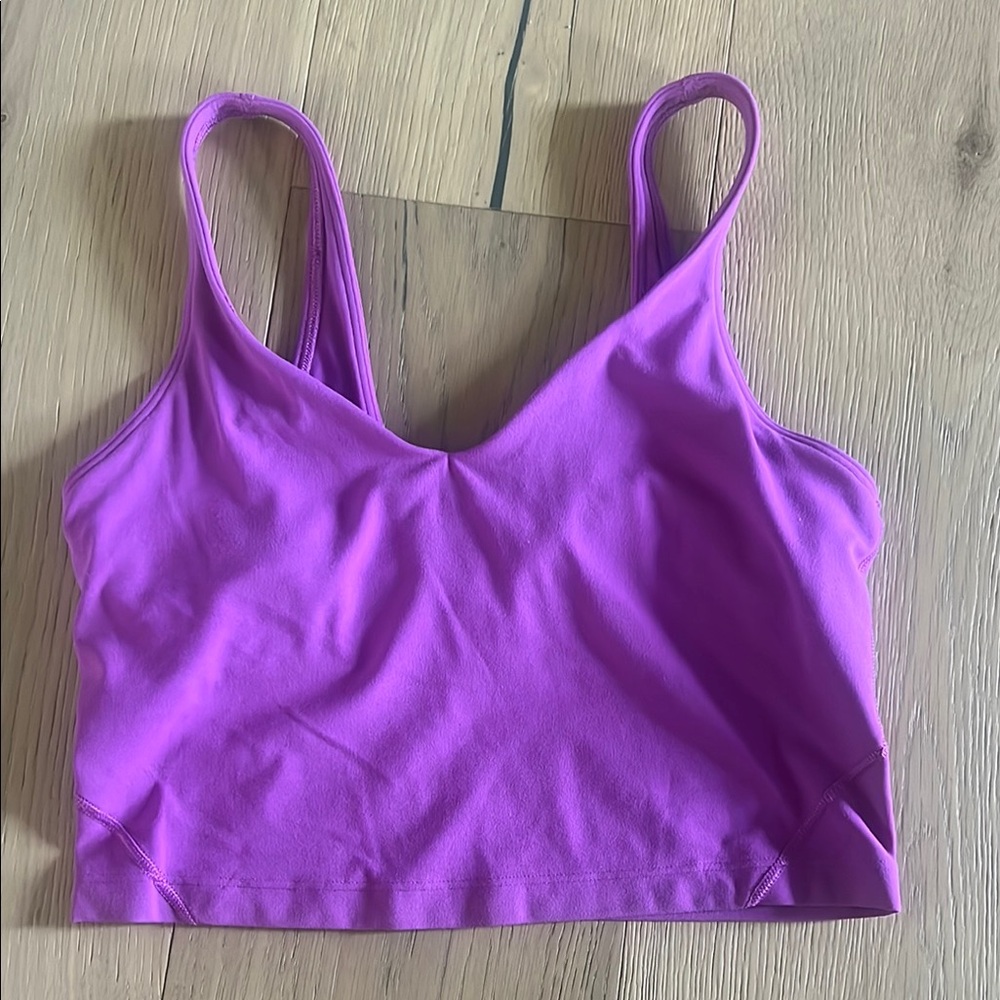 Lululemon Purple Performance Sports Bra